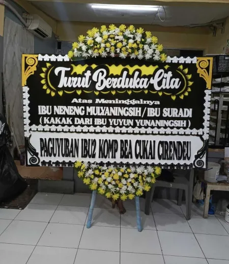 Papan Bunga Duka Cipedak